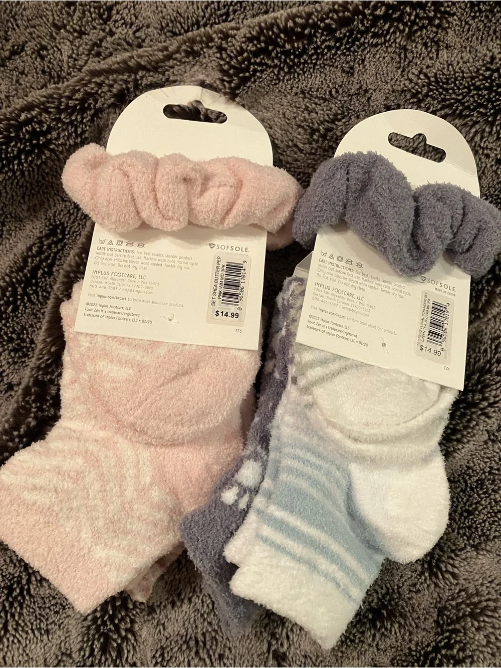 NWT foot zen shea butter socks